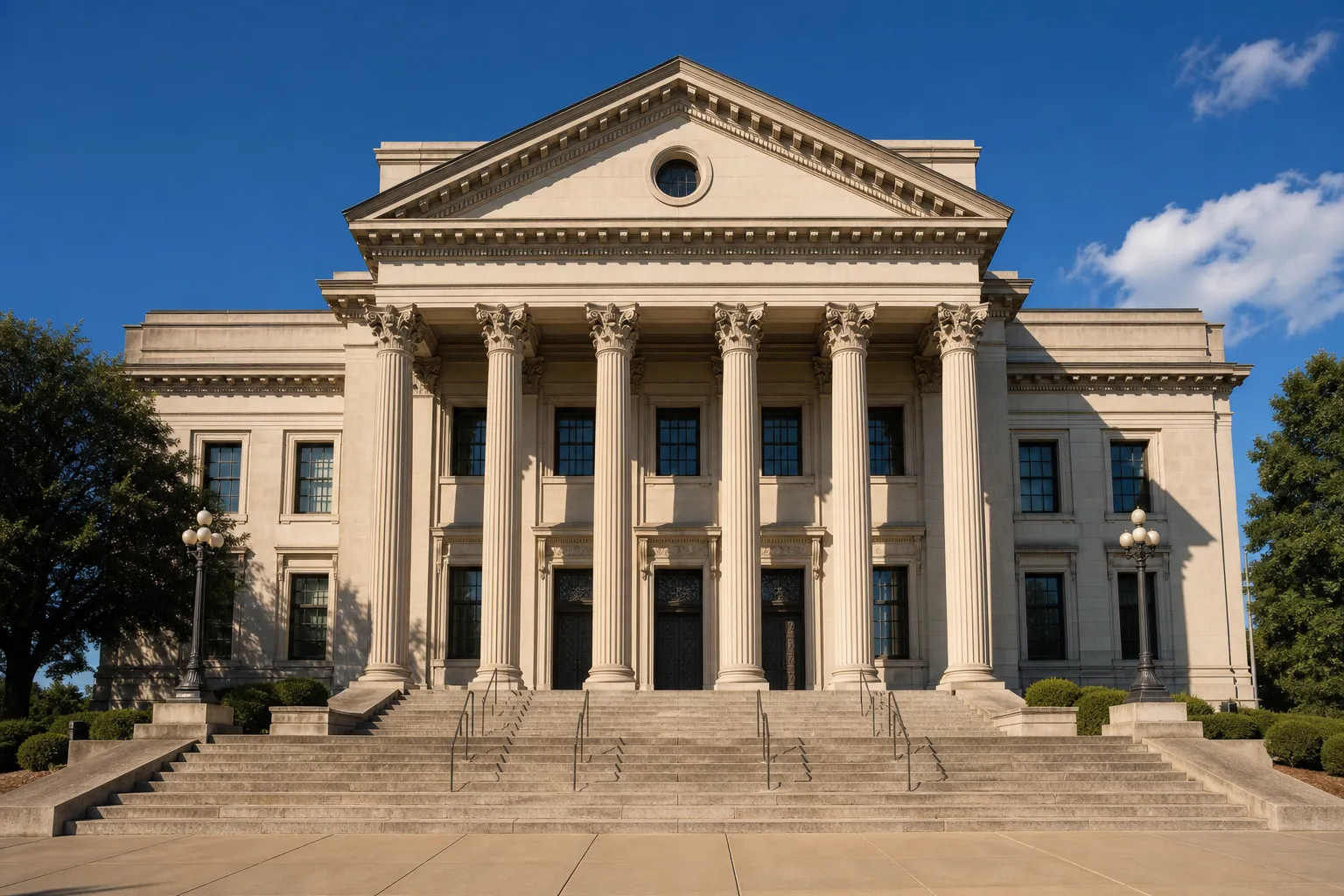 Louisiana courthouse exterior representing the legal system Todd M. Johnson navigates for personal injury clients across the state